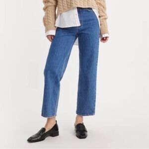 Levi’s Ribcage Straight ankle jeans